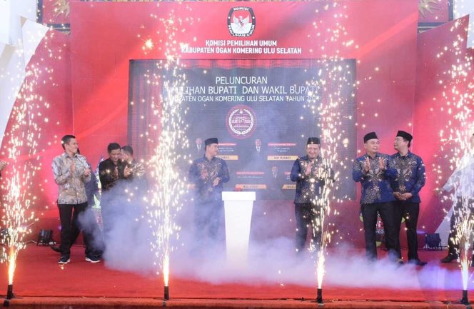
					KPU OKU Selatan Resmi Melauncing Pemilihan Umum Bupati dan Wakil Bupati OKU Selatan Tahun 2024. Foto: Istimewa.